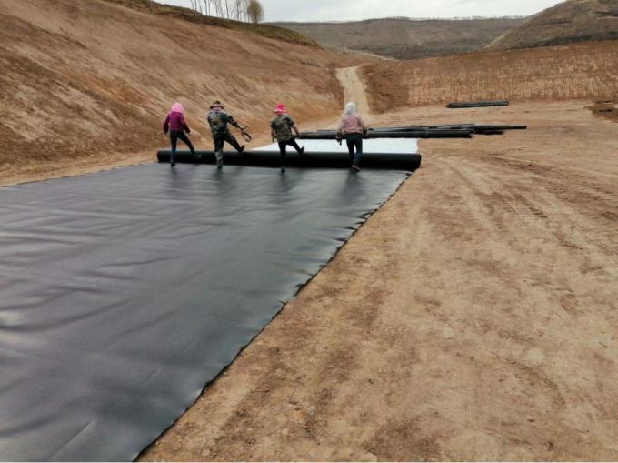 Διάρκεια Απαιτήσεις του πελάτη HDPE γεωμεμβράνη Ανερόστερη για ιχθυοκαλλιέργεια 9