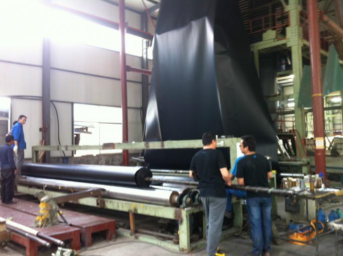 Προσαρμοσμένη μεμβράνη HDPE 2 mm για λιμάνια ASTM GM Standard και υφαντική υδραυλική ταινία 3