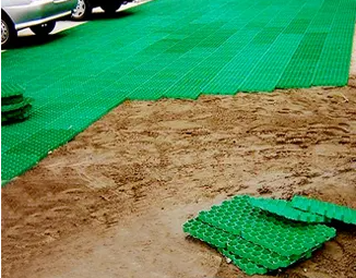 Πολυδιάστατα δίκτυα χόρτου HDPE για διάφορες εφαρμογές σε χώρους στάθμευσης και δρόμους 10